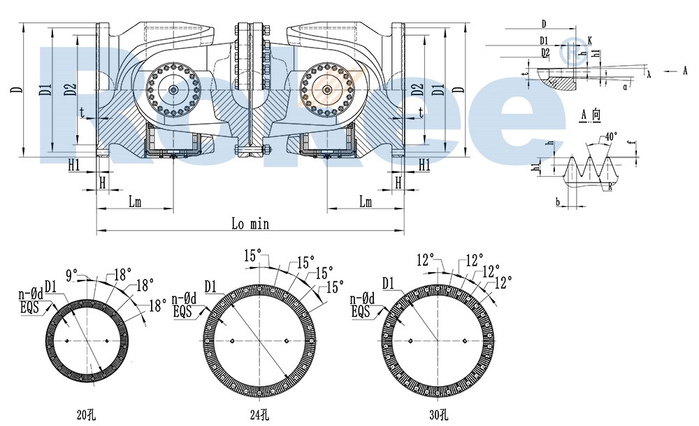 ROWL-WD Cardan Shaft