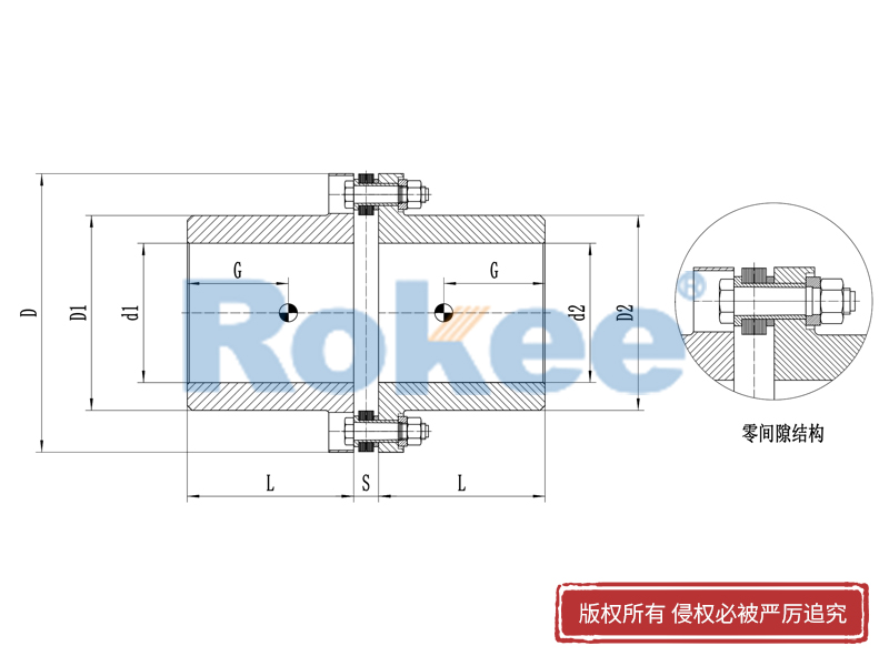 單節(jié)膜片聯(lián)軸器,中低速膜片聯(lián)軸器,標(biāo)準(zhǔn)金屬膜片聯(lián)軸器