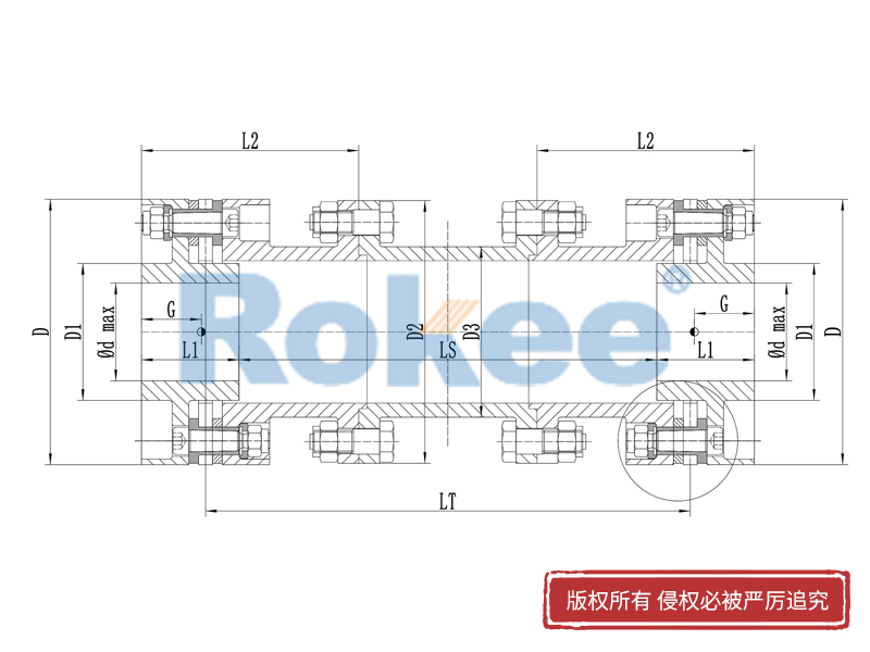 高速膜片聯(lián)軸器,高轉(zhuǎn)速金屬膜片聯(lián)軸器