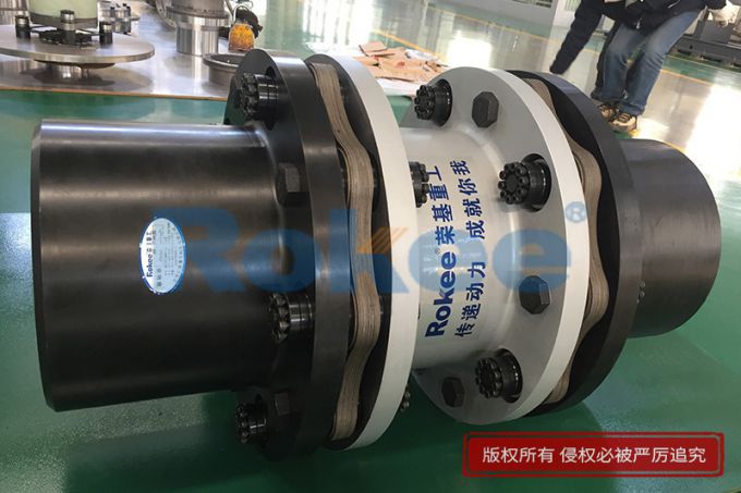 Large heave-duty diaphragm coupling