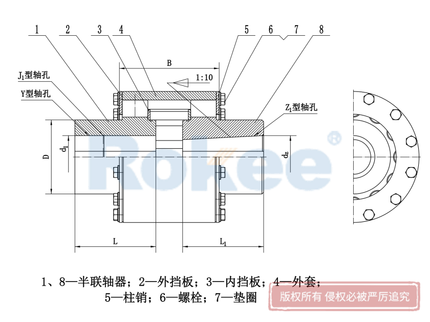 LZD聯(lián)軸器,ZLD聯(lián)軸器,LZD彈性聯(lián)軸器,ZLD彈性聯(lián)軸器,LZD柱銷(xiāo)聯(lián)軸器,ZLD柱銷(xiāo)聯(lián)軸器,圓錐形軸孔彈性柱銷(xiāo)齒式聯(lián)軸器